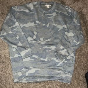 Express camouflage pullover sweatshirt